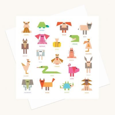 animal noises greeting card fun colourful any occasion