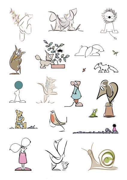 animal illustrations 2019