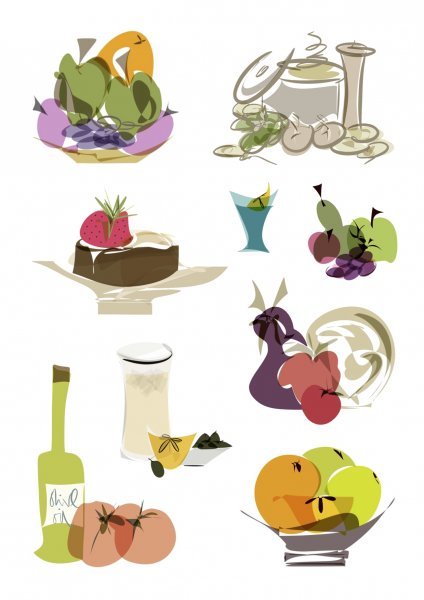 food drink illustrations