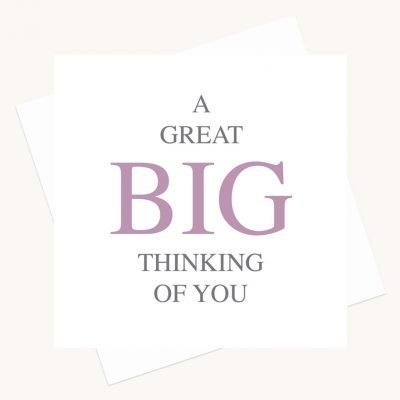 thinking of you greeting card