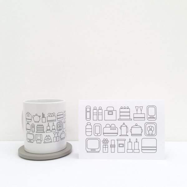 home sweet home ceramic mug greeting card