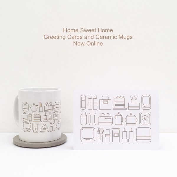 home sweet home greeting cards ceramic mugs