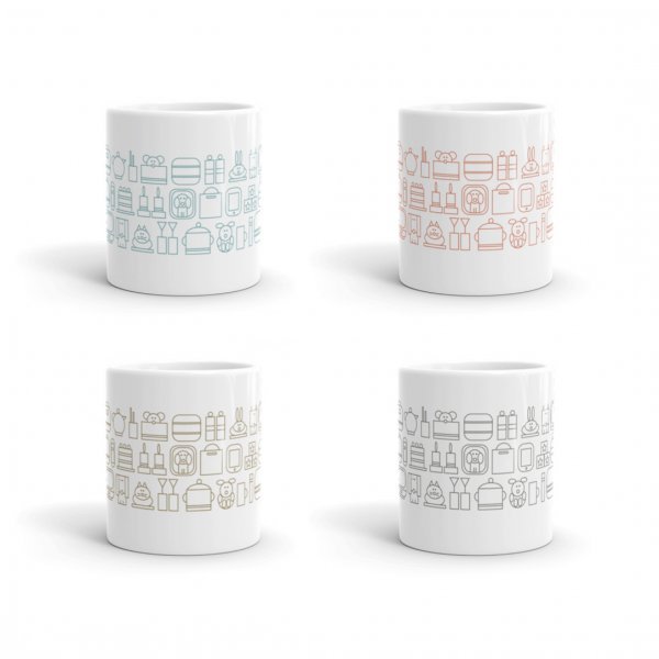 home sweet home set ceramic mugs