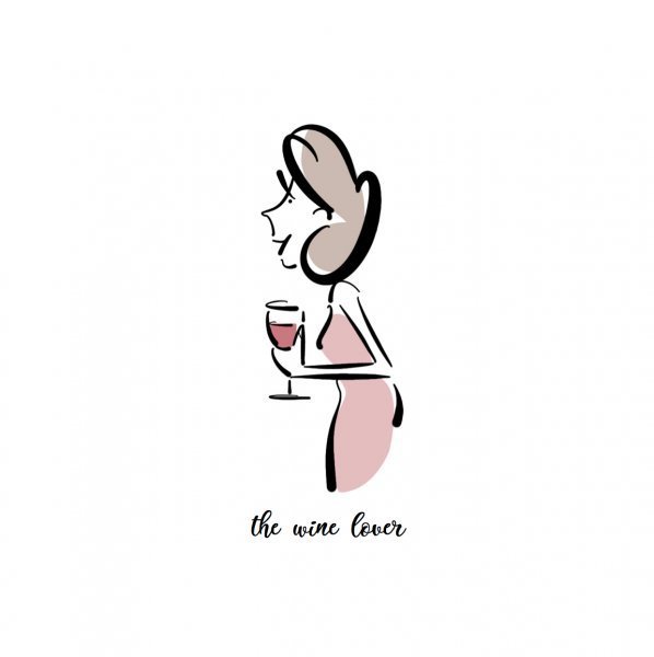 wine lover illustration