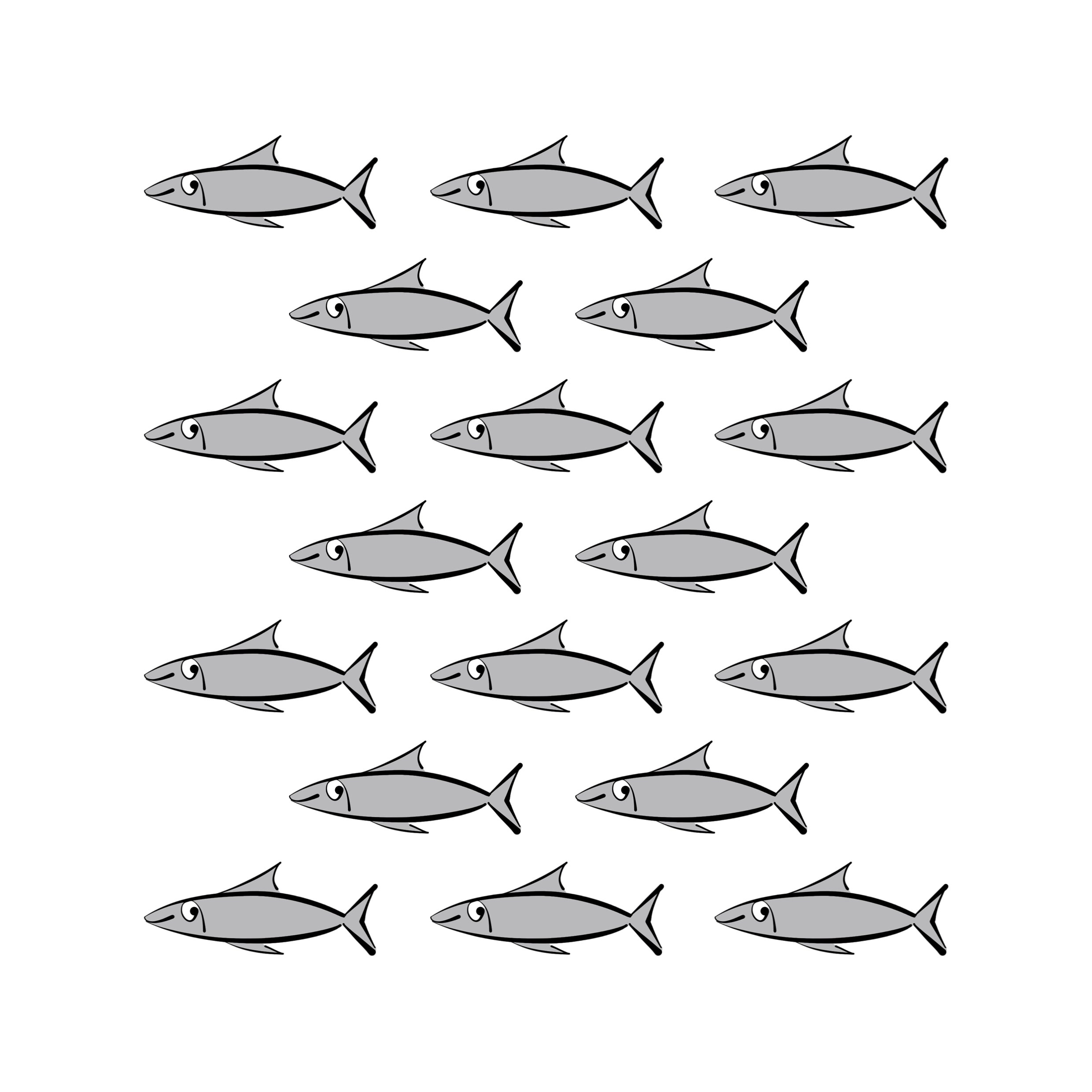 shoal of sardines illustration lucy monkman